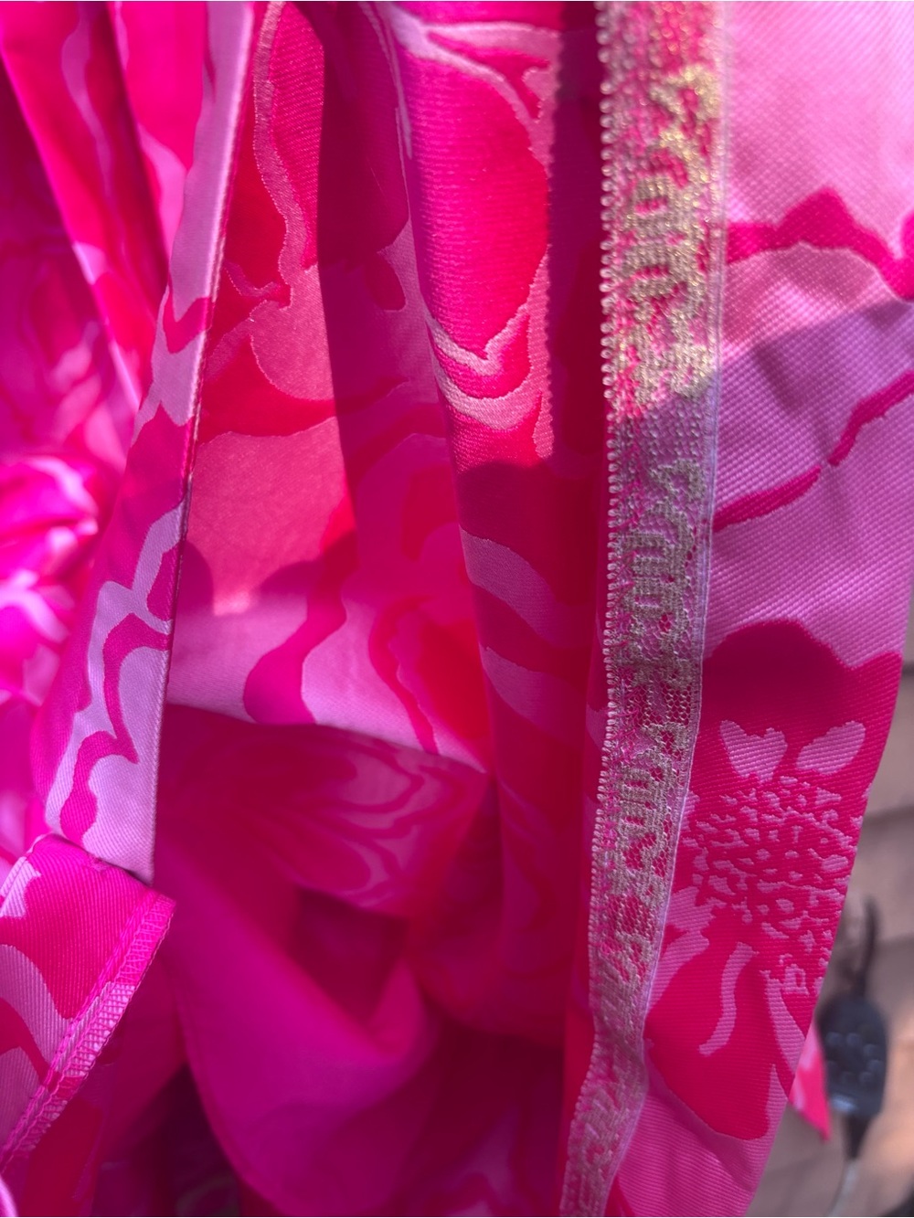 NWT Lilly Pulitzer Marria Satin Jacquard Maxi Dress Parigi Pink Floral Size 8 - Picture 16 of 16